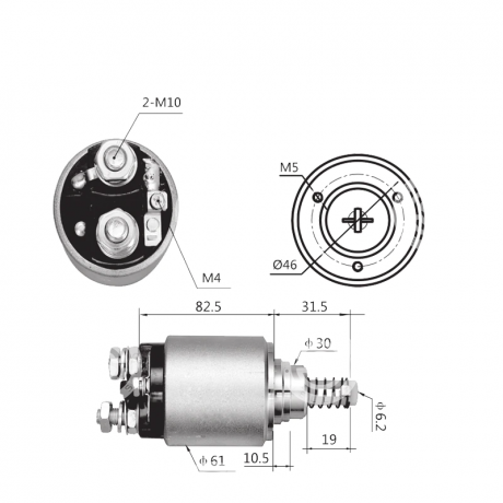IA9157 | Μπουτόν Μίζας Bosch 12 Volt (ZM544/744)_STARTEG